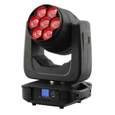 China Theme Park Amazon Hot Sale 7*40 Led Head Mini Stage Light Colorful Zoom Wash Beam Moving Light for sale