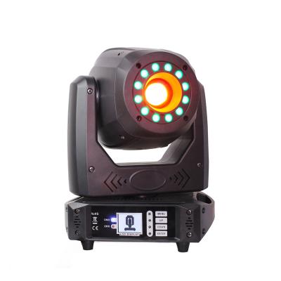 China New 100W Mini Party DJ Led Moving Head Stage Club Gobo Light With 3 Facet Prism for sale