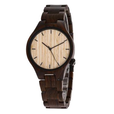 China Factory Non-Specific Wholesale Customized Wooden Men Quartz Watches Handmade Maple Watch Dial Wrist Watch for sale