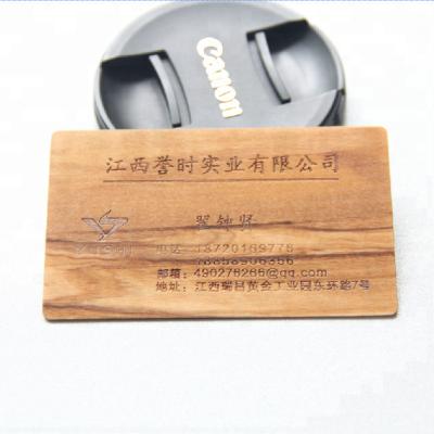 China China manufacturer makes high end wooden business cards and bamboo wooden business cards for sale