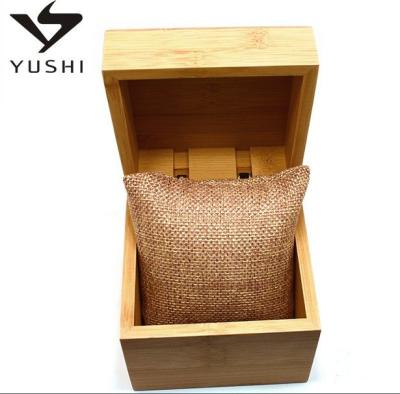 China Recyclable Custom Cheap Wooden Watch Box With Brand Information Box Display Stand For Watch for sale