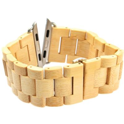 China Replacement Non-Specific Handmade Wood Band For iWatch Wood Bands For Apple Watch 42mm And 38mm for sale