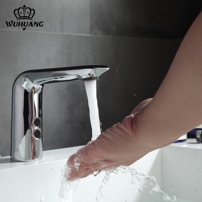 China Silver Basin Faucets Sensor Tap Single Sense Faucets for sale