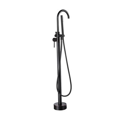 China Without Slide Bar Top Quality Widely Used Floor Adjustable Freestanding Tub Faucet for sale