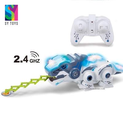 China SY RC Smart Remote Control Products 2.4g Discolor Smart Remote Control Products Toy Plastic Dinosaurs for sale