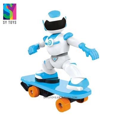 China Battery Operated Remote Control Kit Kid Robot Car Stunt RC Toy SY Educational Toy for sale