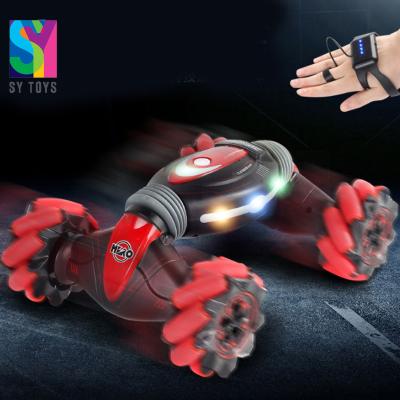 China RC Hobby SY Climbing Twisting Dancing Children Play Toys Remote Gesture Feeling RC Stunt Car for sale