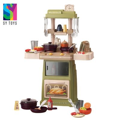 China Kids Toy Kitchen Set Pretend Play SY 47PCS 66cm Pretend Play Throw Kitchen Set For Kids Toy for sale