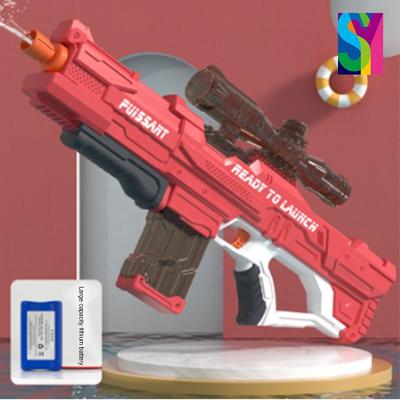 China Toy SY Electronic Electric Water Gun For Adults Long Distance Automatic Squirt Guns Strong Pressure Shooting Toys for sale