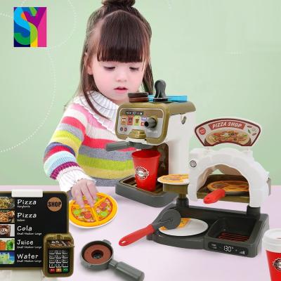 China SY Set Home Appliances Children's Kitchen Toy Miniature Real Cooking Color Girl's Kitchen Cooking Set Toys for sale