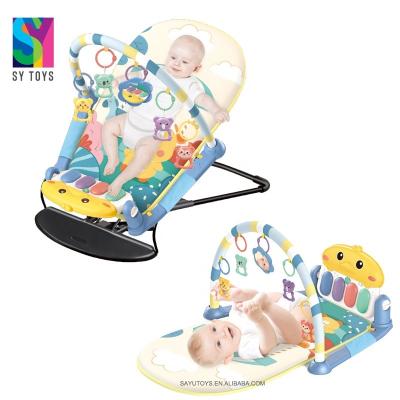 China Electronic Toy SY 2 in 1 Toy Baby Gym Play Mat Music Rocking Chair Child for sale