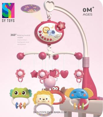 China Baby Musical Remote Control Crib Bell Rattle Projection Bedside SY Hanging Toys for sale