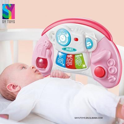 China SY Musical Electronic Toys for Lovely Babies Music Pedal Light Bed Bells for sale