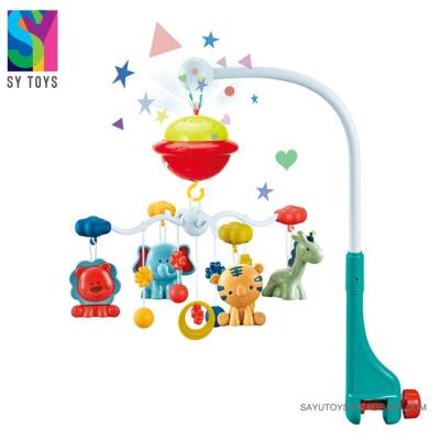 China SY Musical Electric Light Turn Music Baby Crib Bell Toy for sale