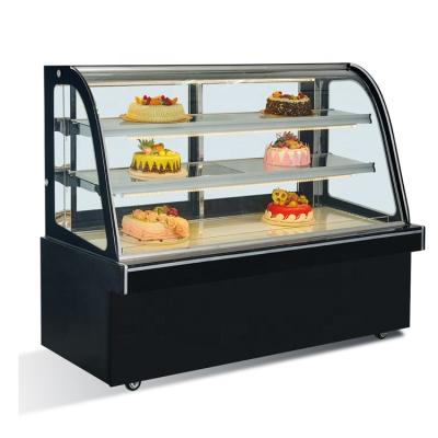 China Professional Single-temperature Manufacturer Stainless Steel Wholesale Single-temperature Cake Showcase for sale