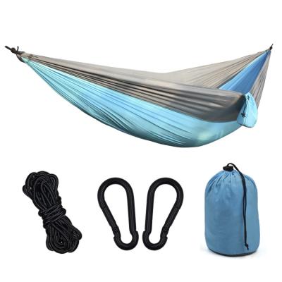 China Swing Folding Lightweight Portable Ultralight Nylon Single Hike Hammock In USA Market for sale