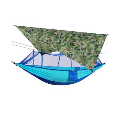 China Waterproof Large Lightweight Fly Tent Camping Tent Tarp Rain Cover Shelter Easy Installed Portable Hammock For Outdoor for sale