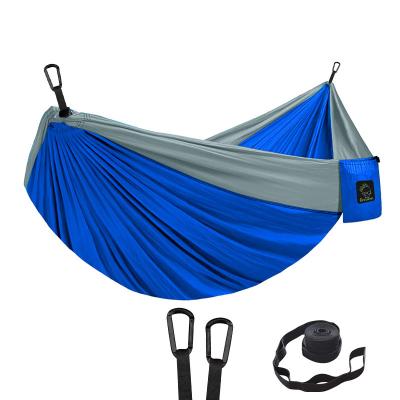 China Lightweight High Quality Travel Double Parachute Swings Outdoor Backpacking Survival Camping Hammock for sale