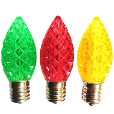 China Newcomer C9 Christmas LED Filament LED Filament LED C9 Replacement Christmas Red Holiday Light Bulbs Outdoor Lighting Display Decoration for sale