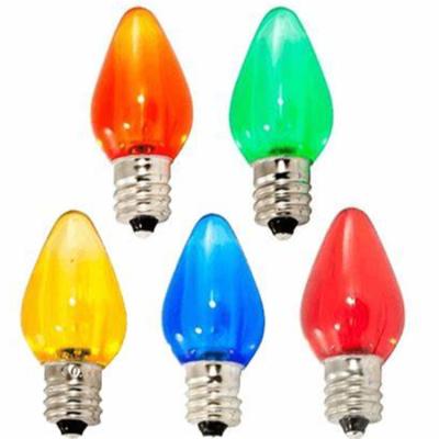 China Soft Transparent Brightest C7 Daylight Night Light Bulb 120Volt For Janpan USA Canada for sale