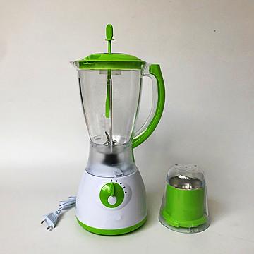 China Household 300W 2 in 1 1.5L Jar Plastic Plastic Body Electric Blender Food Blender Juicer Blender for sale