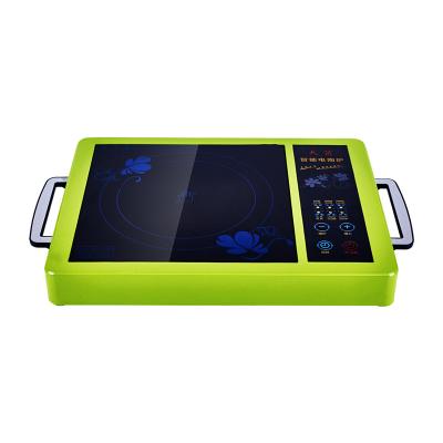 China Household Button Type Green Yellow Infrared Cooker No High Frequency Radiation for sale