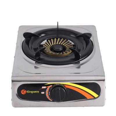 China High Quality Appliance Household Household Cooktops Stainless Steel 1 Burner Gas Stove for sale