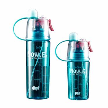 China Sustainable Plastic Spray Water Cup Sports Bottle Multifunctional Anti Cut Creative Bottle for sale