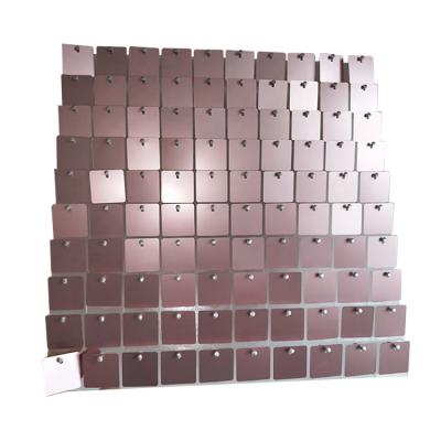 China Flash For Wedding Events Backdrop Clear USA 7*7ft Wall Pack Panel Matte Pink Shimmer Sequin Panels Wall for sale