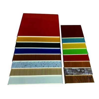 China Hot Sale Environment Friendly PU Sandwich Panels Can Alternative Aluminum Plastic Composite Panel For Facade for sale