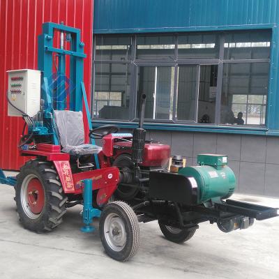 China 120m Depth trailer mounted portable water well drilling rigs for sale to dig deep wells for sale