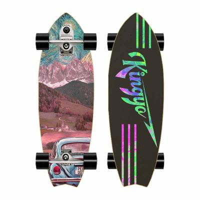 China Adult Kids Skateboard Waterfall Skateboard Longboard P7 Longboard Snake Board CX4 Skateboard Land Adult Surfboard for sale