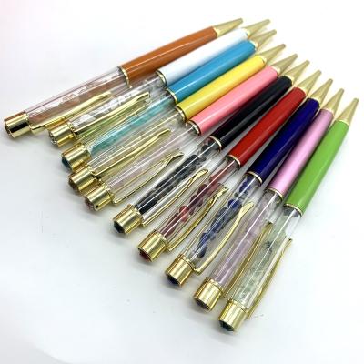 China Europe Crystal Chip Pen Hot Sale Natural Gemstone Crafts Bottle Various Color For Daily Use for sale