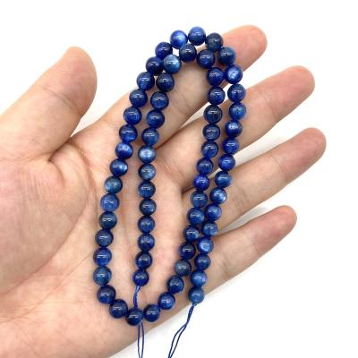 China Europe Hot Sale Top Brand Crystal Jewelry Bead Blue Kyanite Natural Strand for Reiki Decoration and Gift for sale