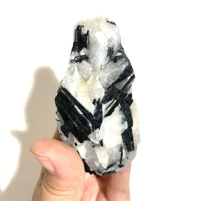 China China Wholesale Rough Natural Black Tourmaline Quartz Gemstone For Fengshui Reiki for sale