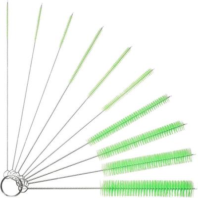 China Extra Long Viable Straw Cleaning Brush Nylon Bottle Cleaning Brushes Tube Wash Remover Kit In Different Size for sale