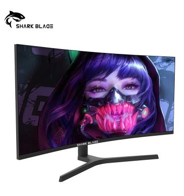 China Curved pc monitor 144hz gaming 4k monitor34 inch  Lcd Monitor 144hz 165 HZ Gaming Computer Display for sale