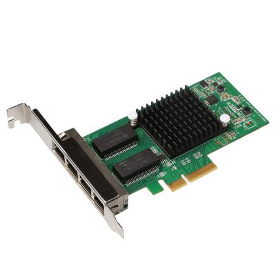 China Server Intel I350_PCIe 4x Server 4Port Lan Card Gigabit Network Adapter Network Cards for sale