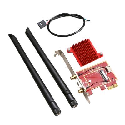 China Desktop Wireless Network Adapter Intel AX200 2.4G/5Ghz 802.11ac/ax BT5.0 PCI-E Wireless Lan Card for for PC for sale