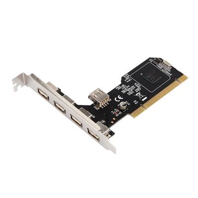 China Service high quality PCI to 5 USB2.0 expansion card other computer accessories TXB045 for sale