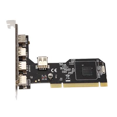 China Service high quality PCI to 5 USB2.0 expansion card other computer accessories TXB045 for sale