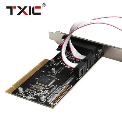 China Mini Asix 99100 To 2 Serial 1 PCI Card Computer Parallel Adapter TXB087 for sale