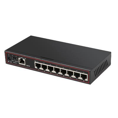 China LACP DIEWU Network Switch 8 Port 100M Loop Isolating Switch With 1Port 1G Switch for sale