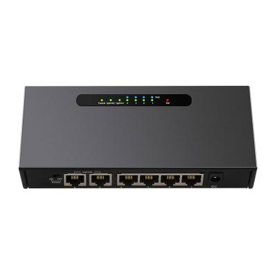 China CCTV IP Camera Ethernet Network Fast Switch 4 6 100Mbps RJ45 48v PoE Port Switch with 4 POE+ for CCTV Camera for sale