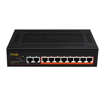 China LACP good quality 10 port unmanaged poe switch ethernet network switches for sale