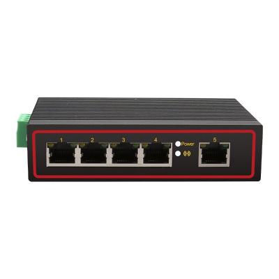 China Widely Used LACP Superior Quality 5 Port Fast Ethernet Industrial Switch for sale