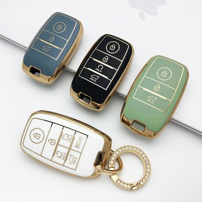 China Protect Original Car Key TPU Key Cover For Kia KX1 KX3 KX5 KX7 KX Forte K4 Cache KX1 KX3 KX5 KX7 KX 6 Button Key Case for sale