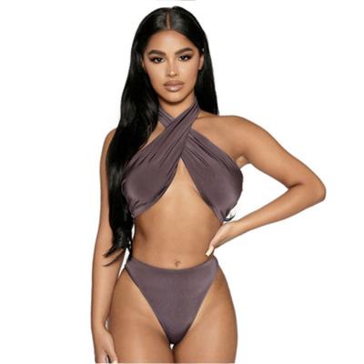 China 2021 Breathable Breathable Plus Size Sexy Bikini Women Swimwear Female Bandage Bikini Set Biquini Swimwear Women for sale