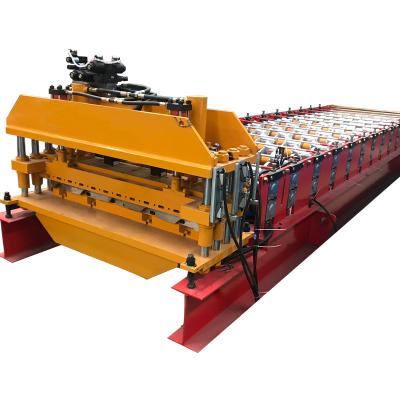 China Full Automatic Hotels Tile Making Machinery Ibr Roof Glazed Corrugated Sheet Roofing Tile Making Machine Roll Forming Machine for sale