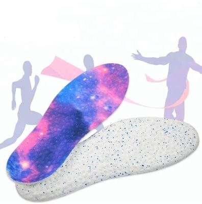 China Colorful/Shock Absorption/New Design E-TPU Breathable Popcorn Sweat Absorb Sports Insole for sale